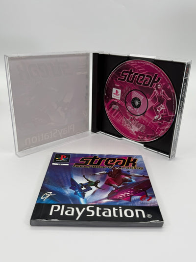 Streak Hoverboard Racing Sony Playstation 1 bon état CIB OVP