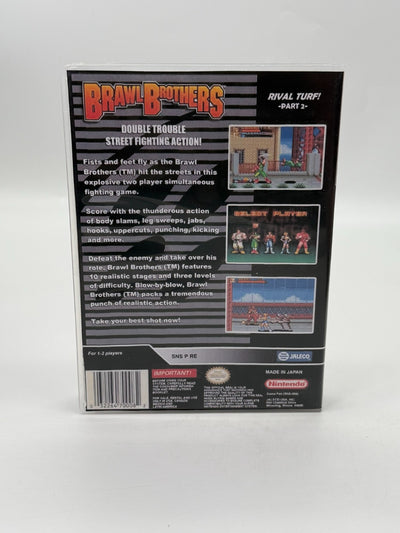 Brawl Brothers Super Nintendo SNES NTSC-U/C gut - Sehr gut Modul + Anleitung