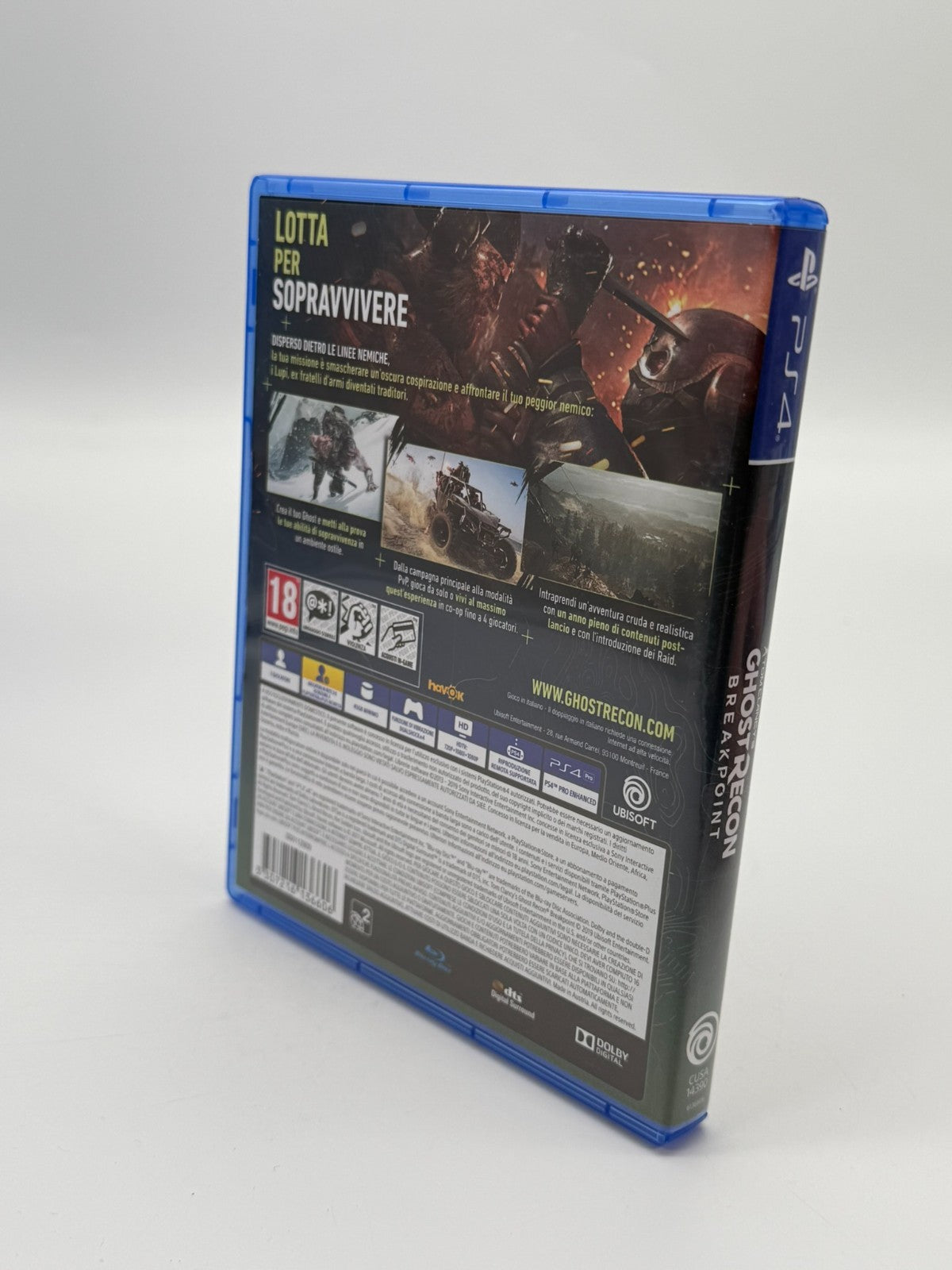 Tom Clancys Ghost Recon Breakpiont Sony Playstation 4 Sehr guter Zustand CIB OVP