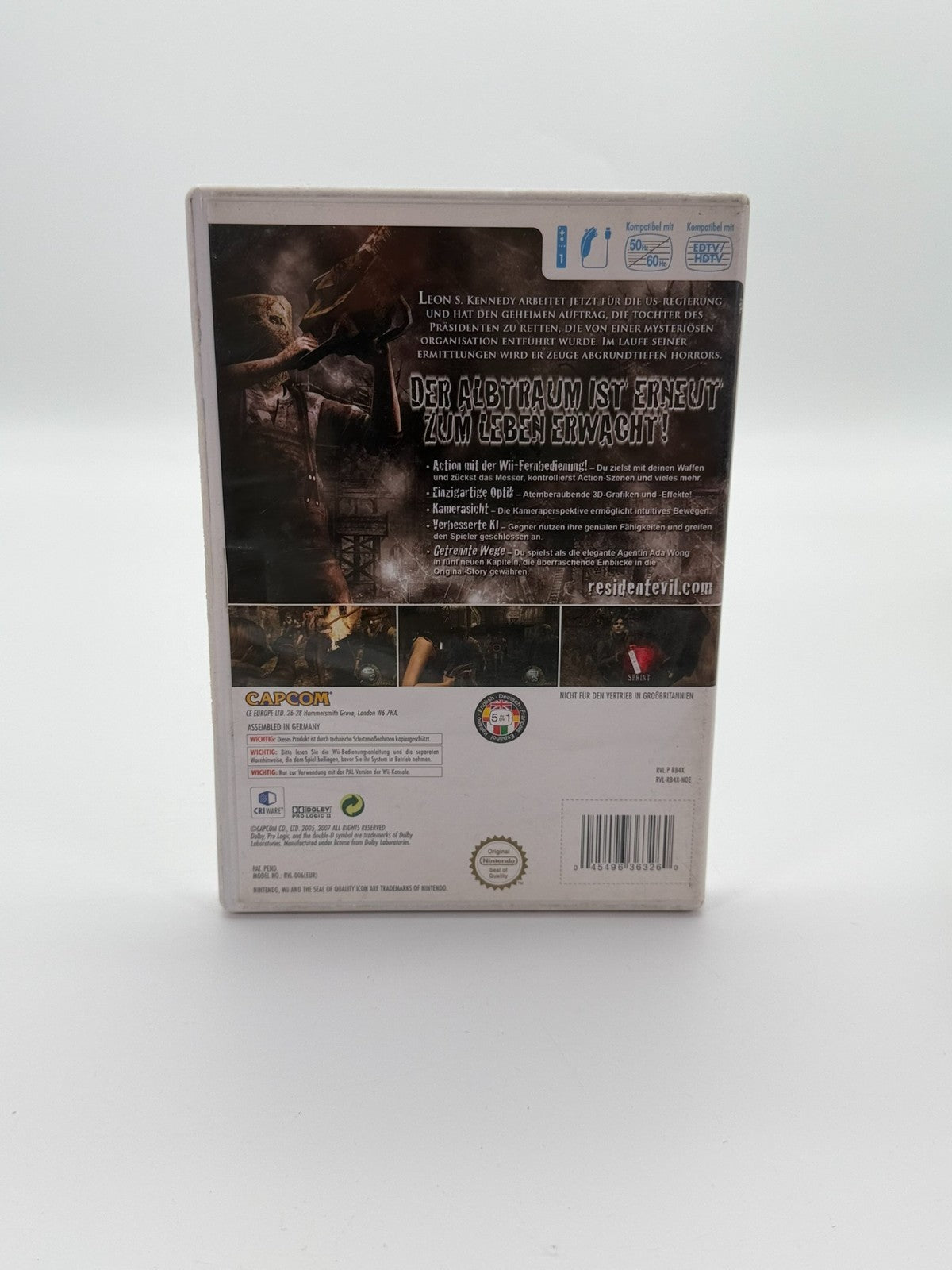 Resident Evil 4 Wii Edition Nintendo Wii Sehr guter Zustand CIB OVP
