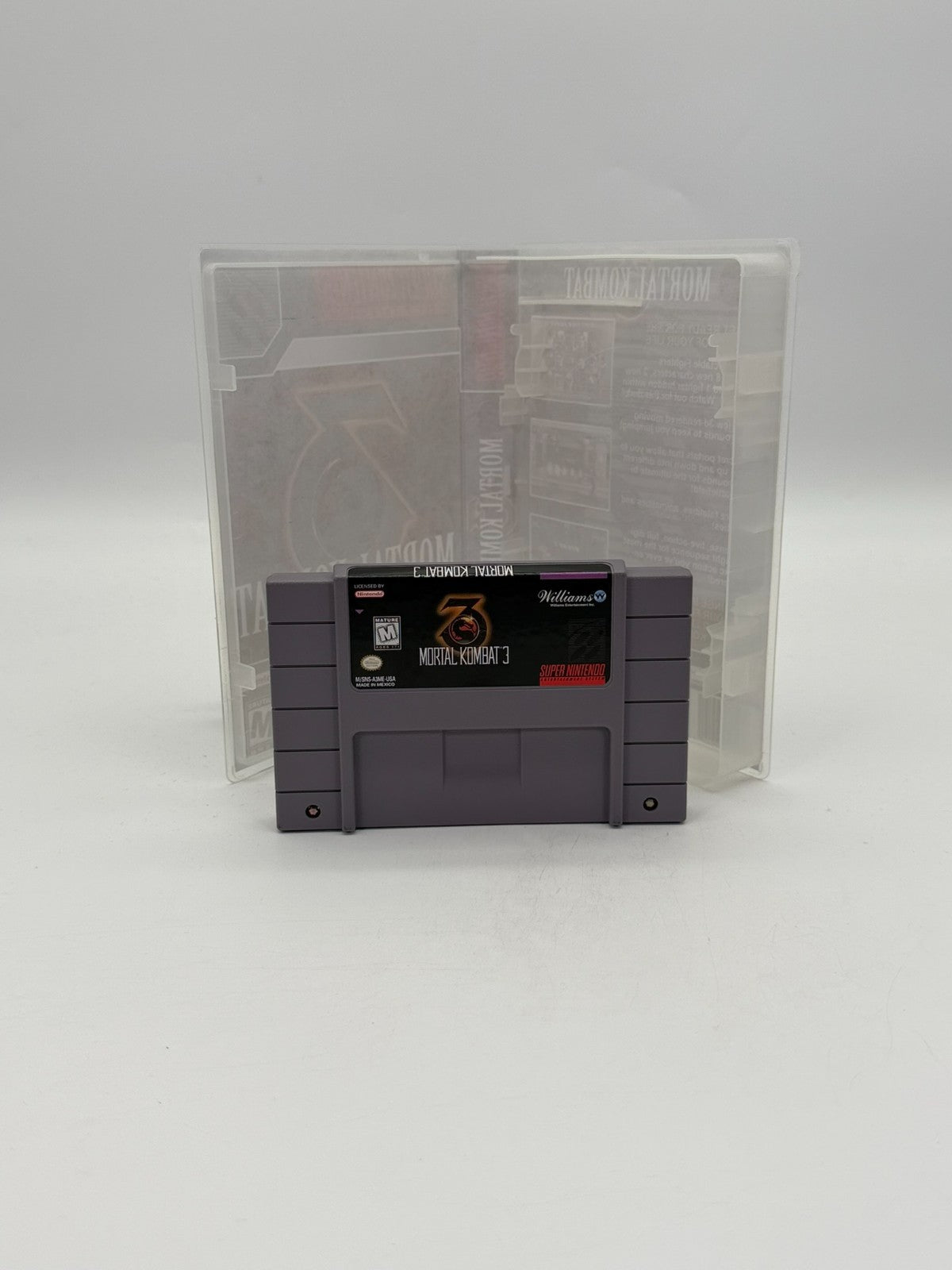 Mortal Kombat 3 Super Nintendo SNES NTSC-U/C Manuel et cartouche