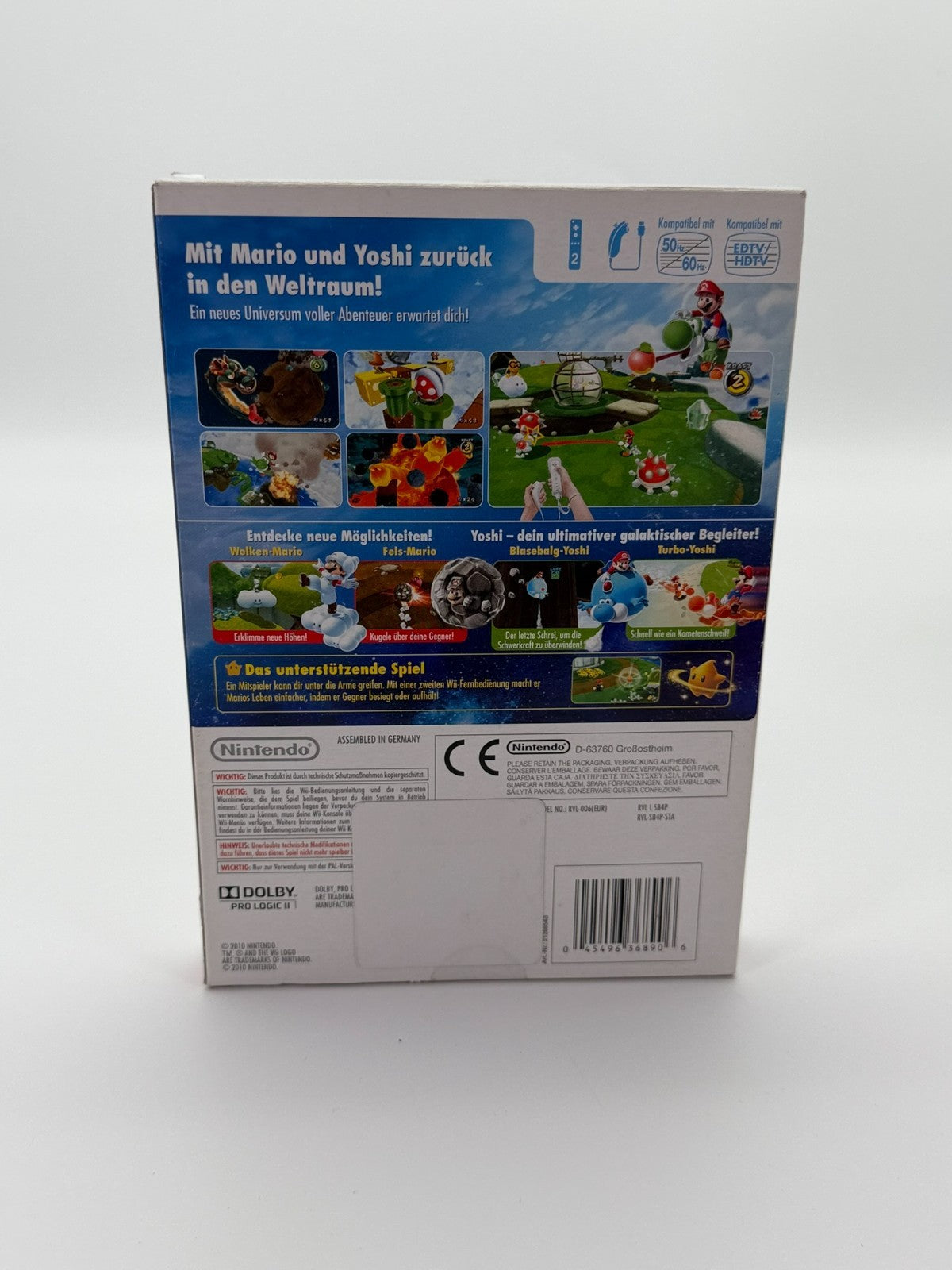 Super Mario Galaxy 2 Special Edition + DVD Nintendo Wii Sehr guter Zustand CIB