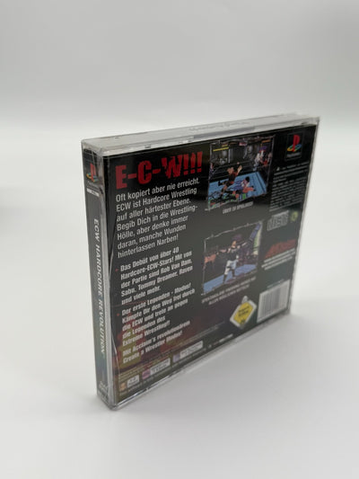 ECW Hardcore Revolution Sony Playstation 1 bon état CIB OVP