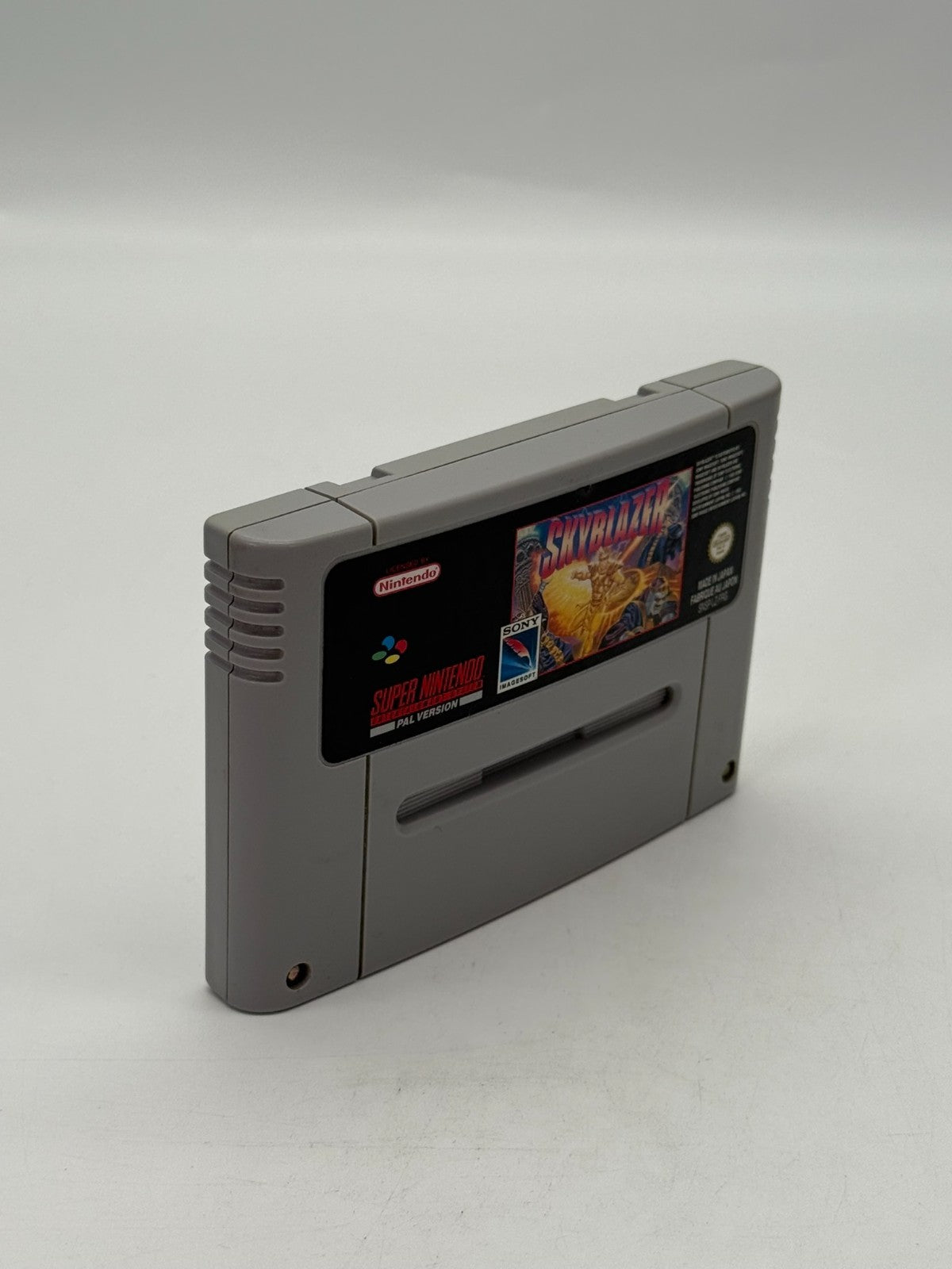 Skyblazer Super Nintendo SNES PAL bon état Cartouche + Housse de protection