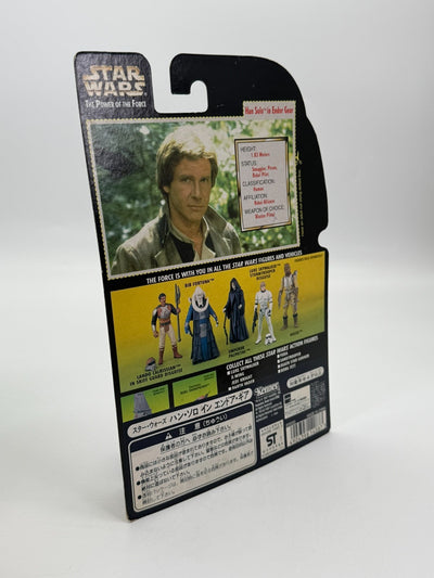 Figurine Star Wars Han Solo tenue Endor Hasbro Kenner Neuf Bon état Emballage d'origine 1997