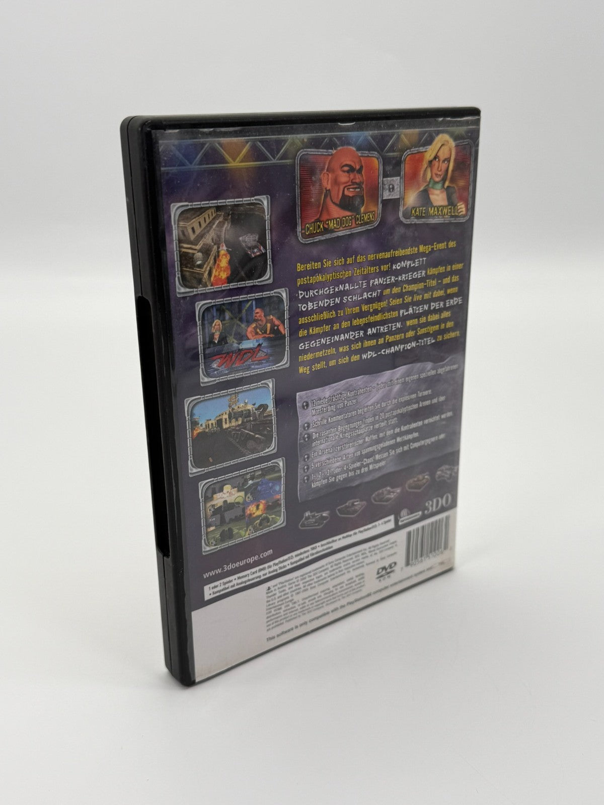 World Destruction League Thunder Tanks Sony Playstation 2 guter Zustand CIB OVP