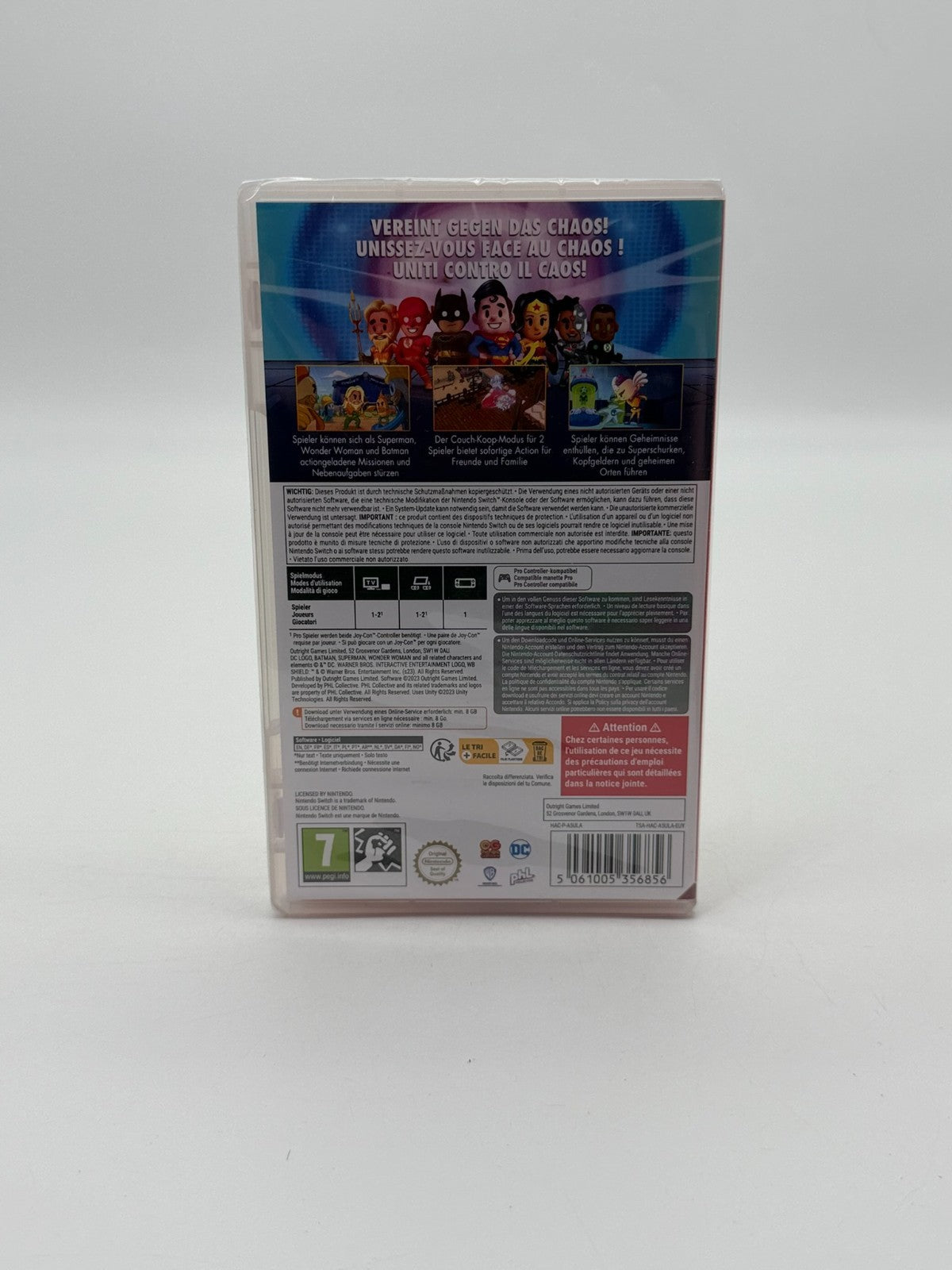 DC's Justice League Cosmic Chaos Nintendo Switch Sealed New CIB OVP