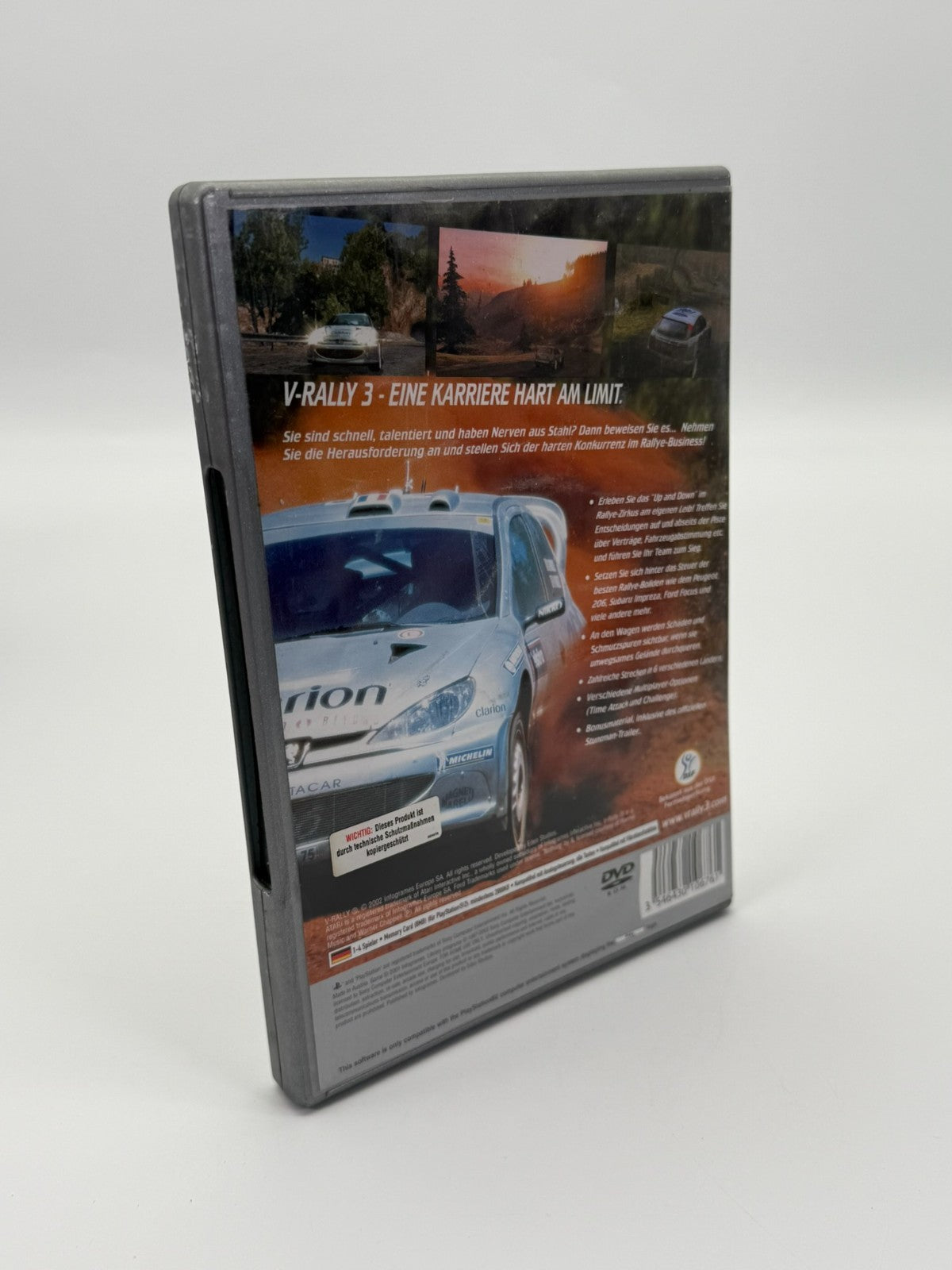 V-Rally 3 Sony Playstation 2 guter Zustand CIB OVP