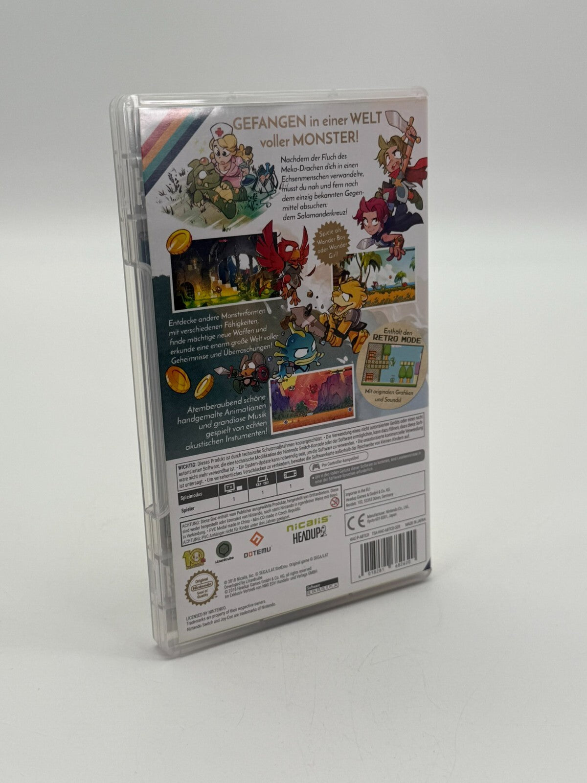 Wonder Boy The Dragon's Trap Nintendo Switch incl. Soundtrack Very Good CIB OVP