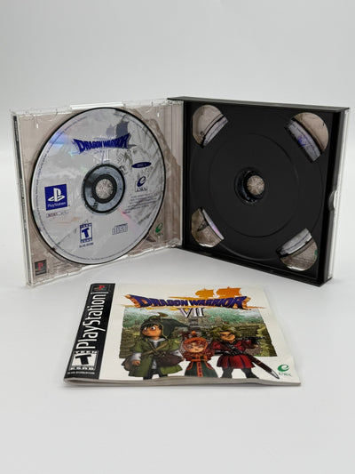 Dragon Warrior VII Sony Playstation 1 bon état CIB OVP Grande Boîte NTSC