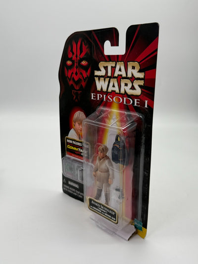Star Wars Episode 1 Anakin Skywalker avec sac à dos et pistolet graisseur Neuf Non ouvert