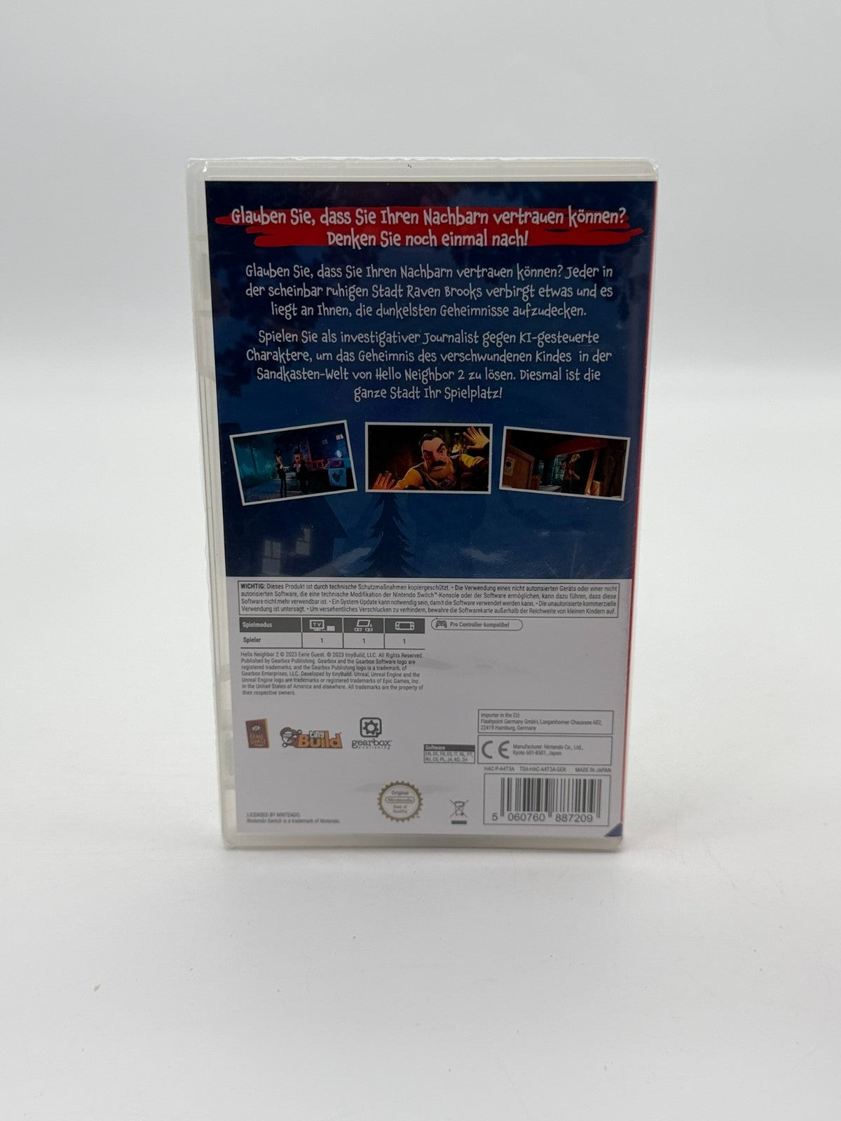 Hello Neighbor 2 Nintendo Switch Sealed New CIB OVP