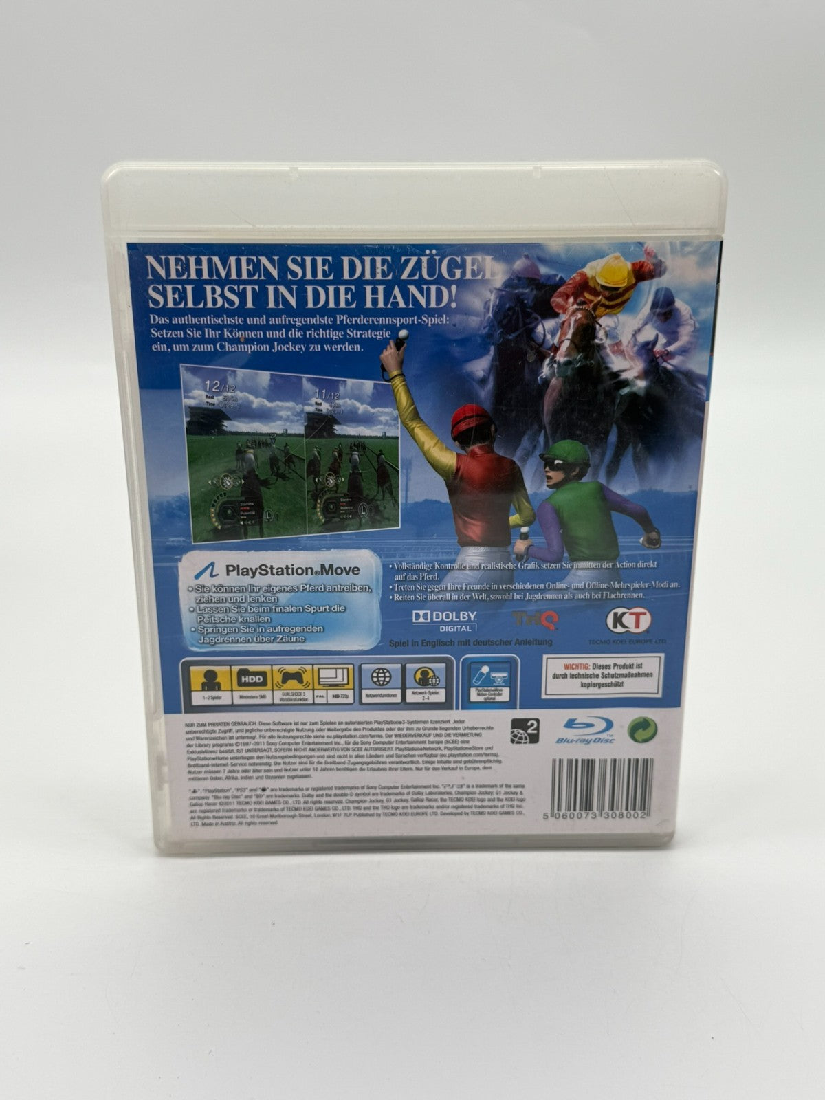 Champion Jockey G1 Jockey & Gallop Racer Sony Playstation 3 guter Zustand