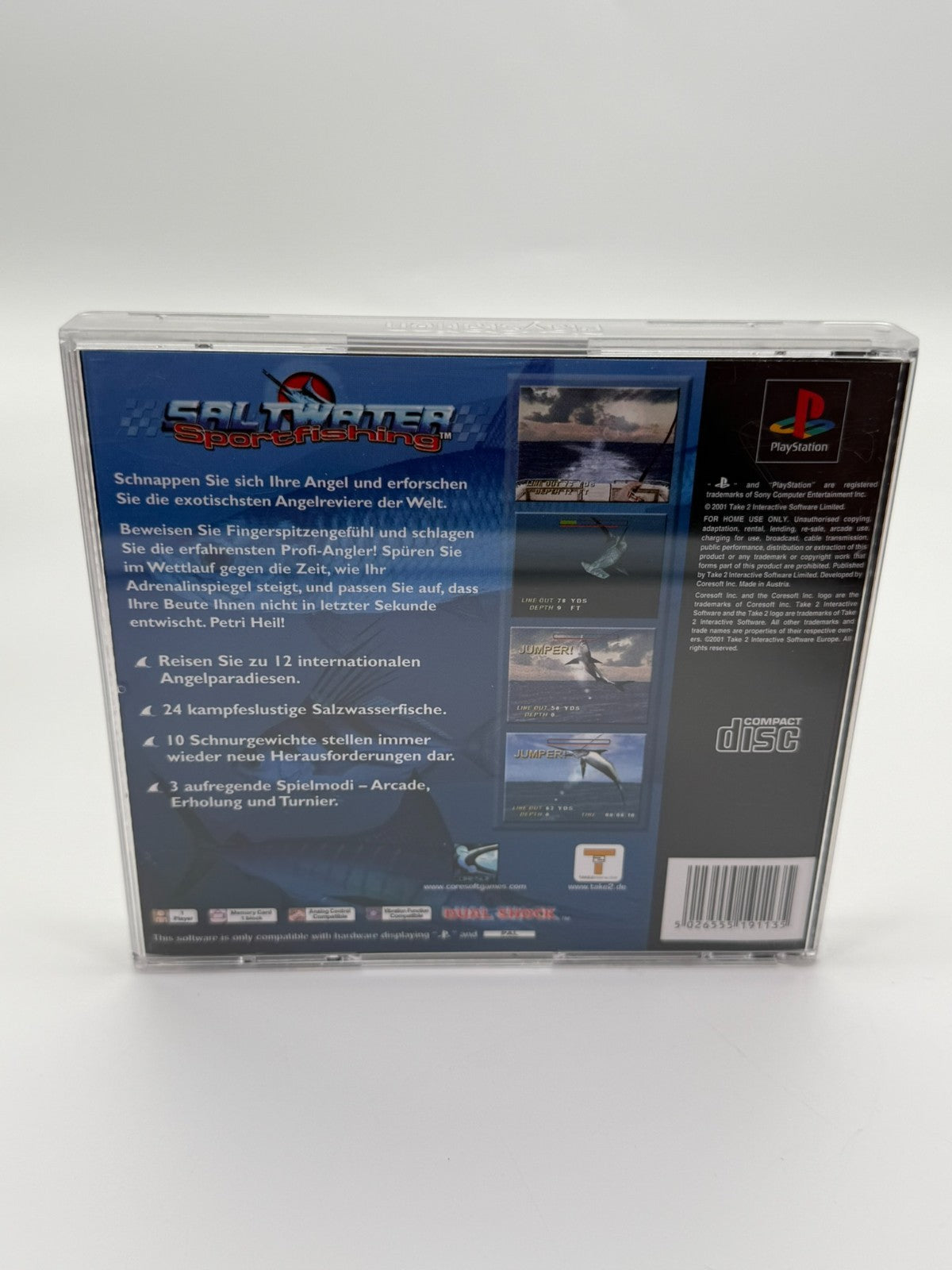 Saltwater Sportfishing Sony Playstation 1 Sehr guter Zustand CIB OVP