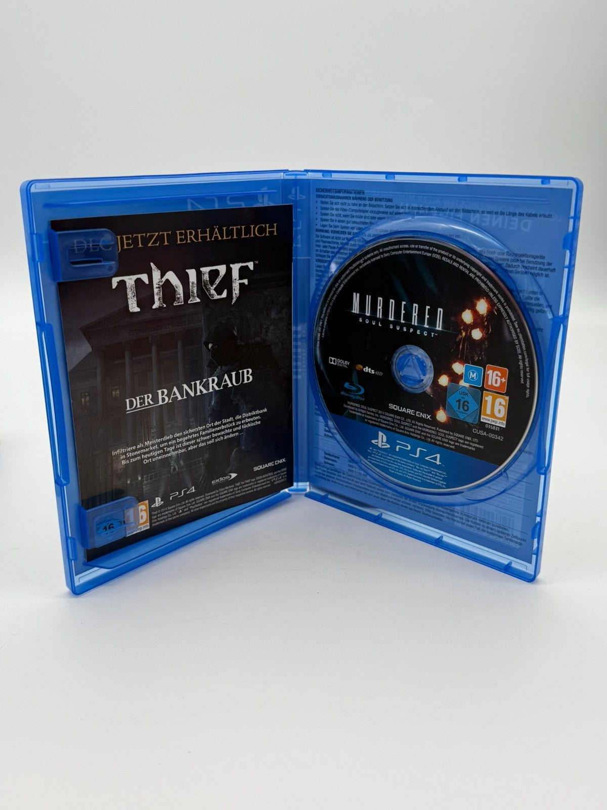 Murdered Soul Suspect Sony Playstation 4 Very good condition CIB OVP