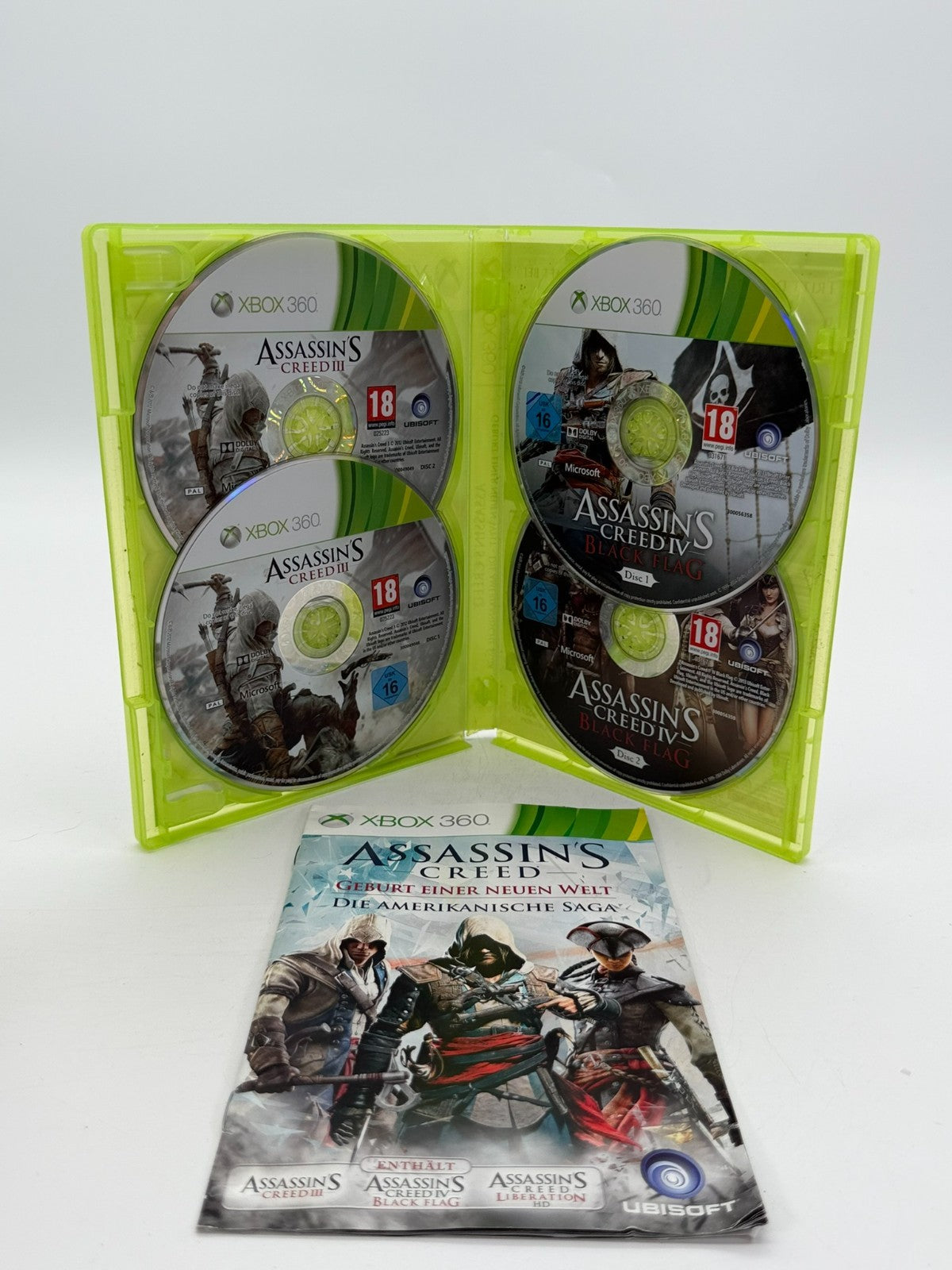 Assassins Creed Geburt Einer Neuen Welt - Die Amerikanische Saga XBox 360 CIB