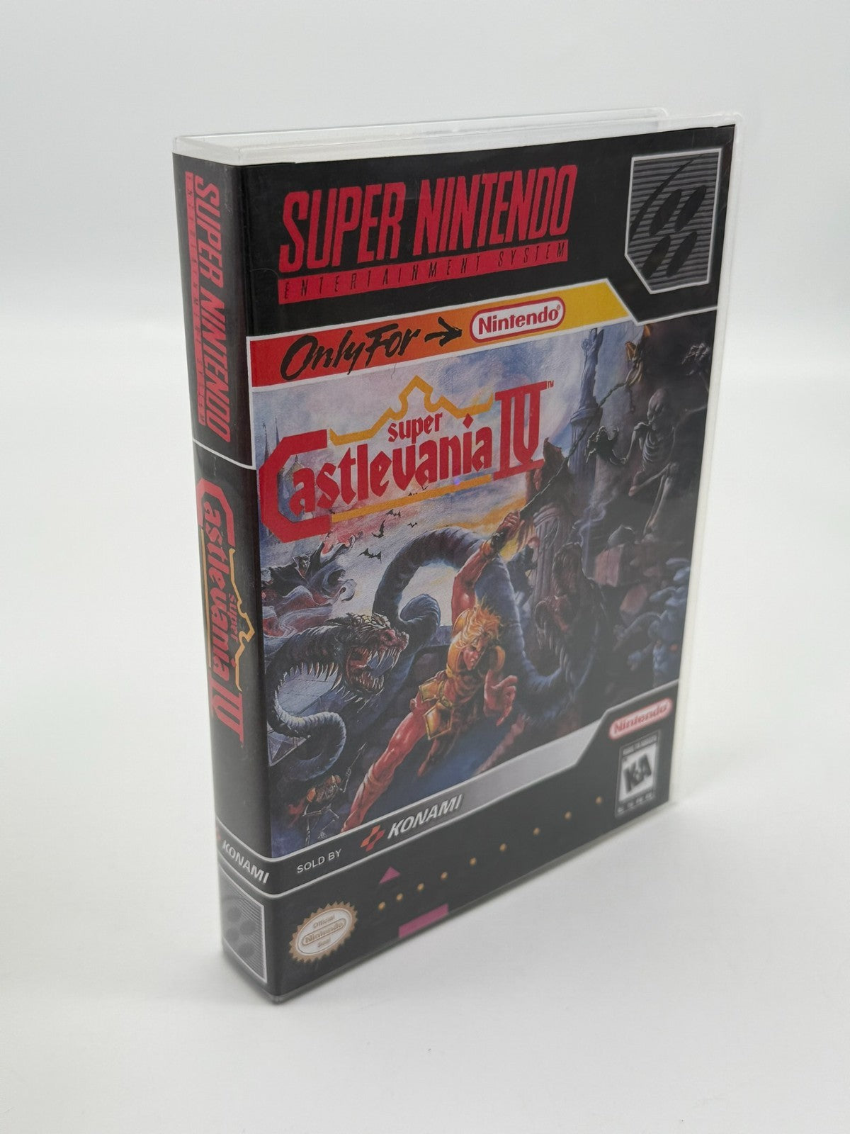 Super Castlevania IV Super Nintendo SNES NTSC-U/C Very Good Manual + Cartridge