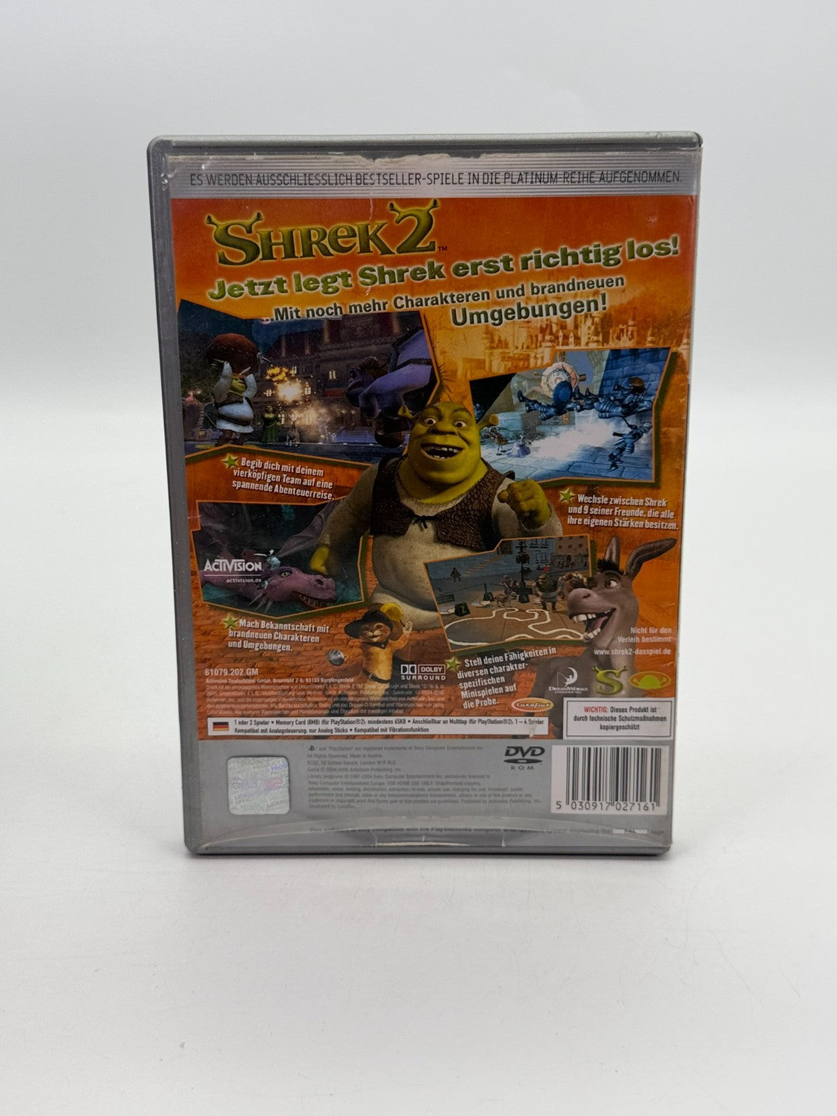 Shrek 2 Sony Playstation 2 Akzeptabler Zustand OVP