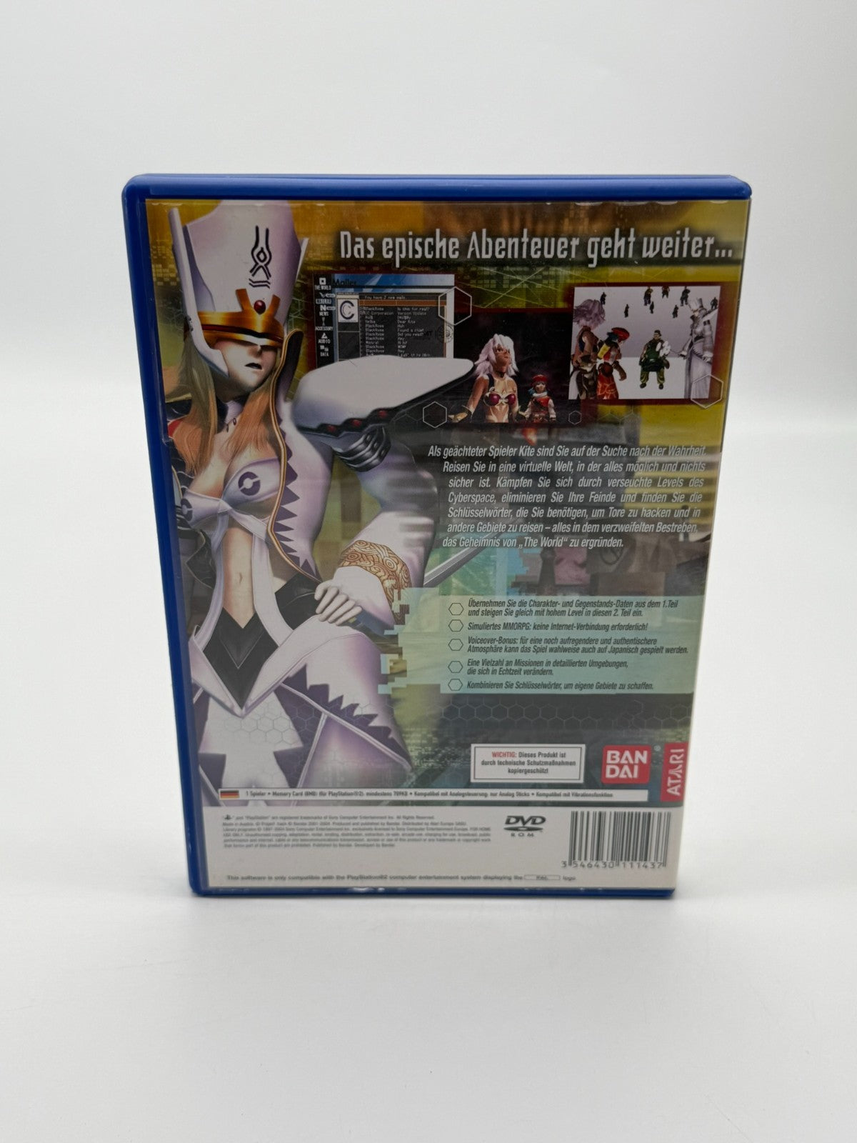 .Hack Mutation Sony Playstation 2 Very Good Condition CIB OVP