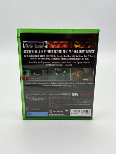 Metal Gear Solid Master Collection Microsoft XBox Series X Sealed Neu CIB OVP