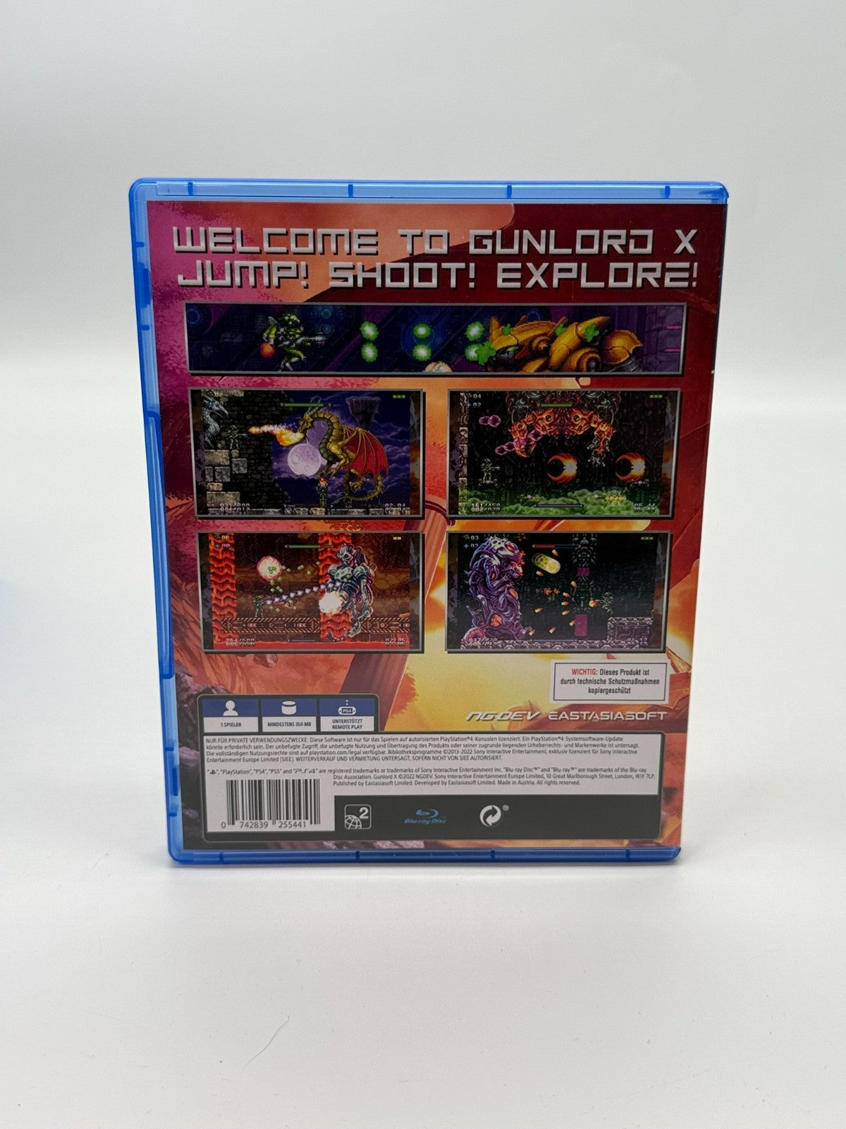 Gunlord X Sony Playstation 4 Neuwertiger Zustand CIB OVP