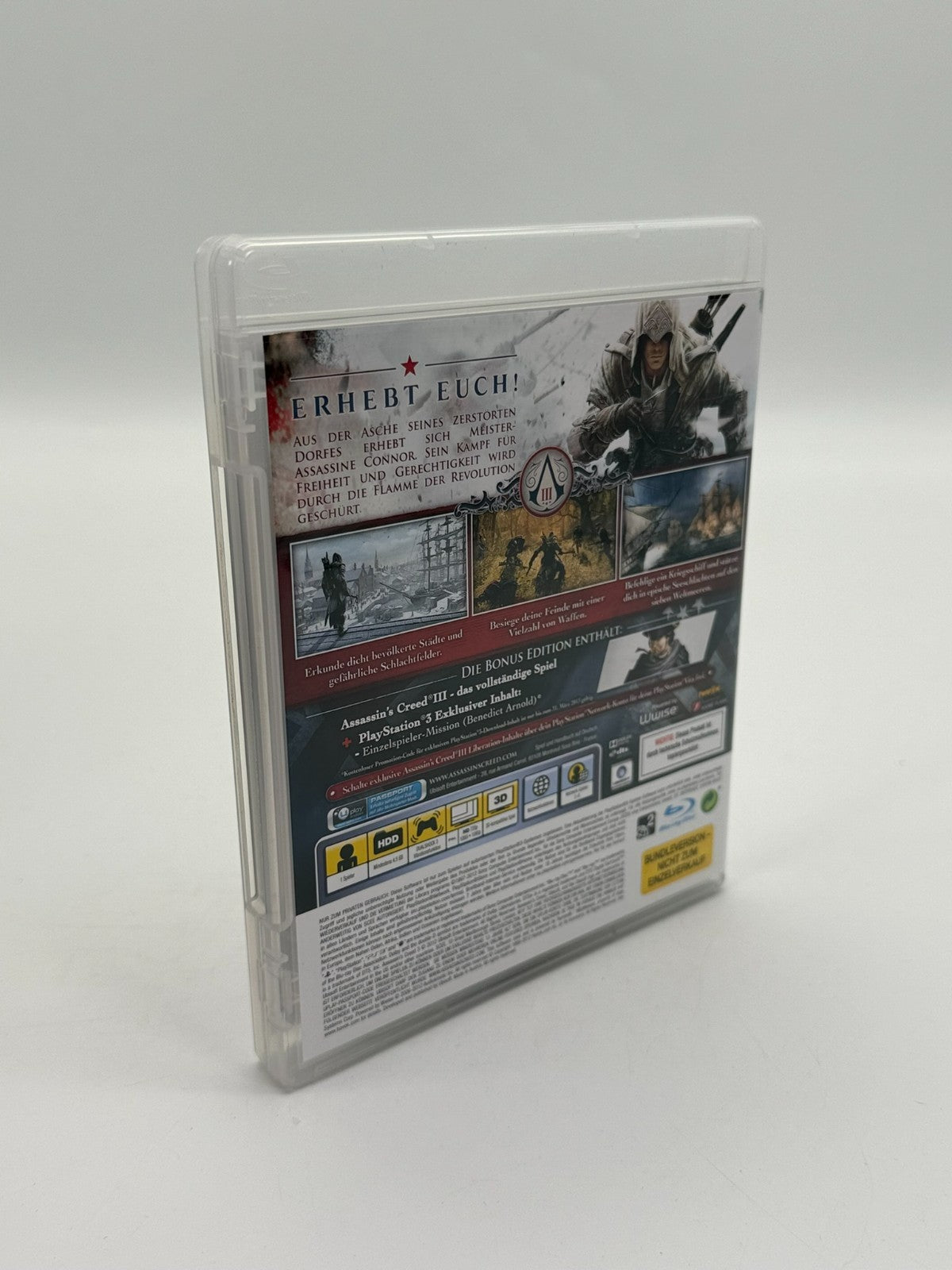 Assassins Creed III Sony Playstation 3 good condition CIB OVP