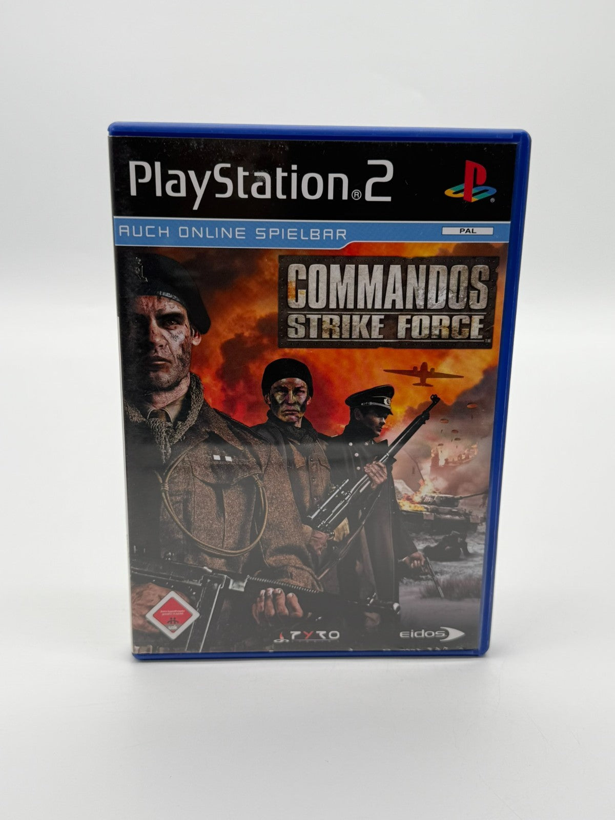 Commandos Strike Force Sony Playstation 2 bon état CIB OVP