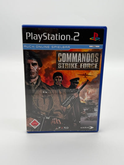 Commandos Strike Force Sony Playstation 2 bon état CIB OVP