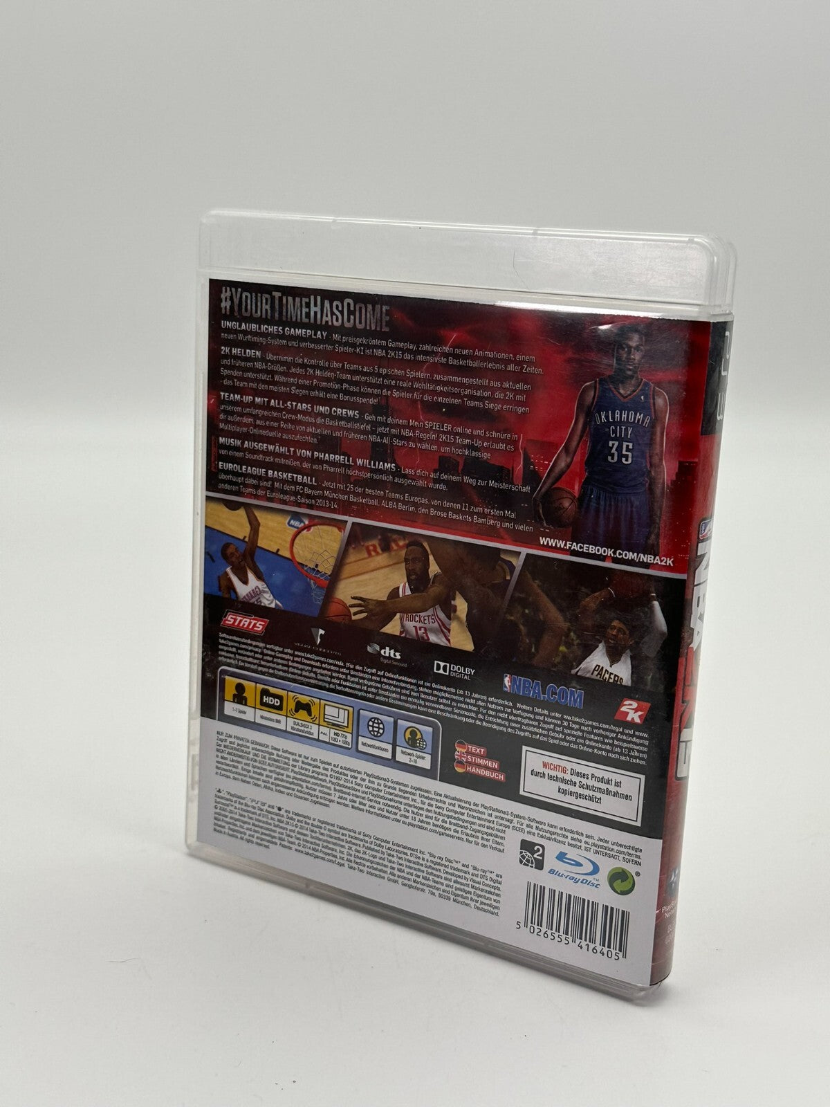 NBA 2K15 Sony Playstation 3 PS3 guter Zustand CIB OVP
