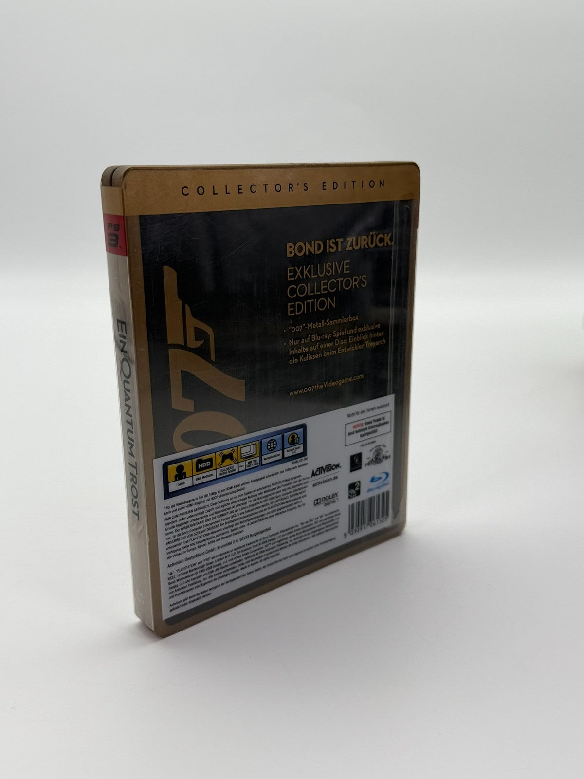 James Bond 007 Quantum of Solace Collector's Edition Steelbook Playstation 3