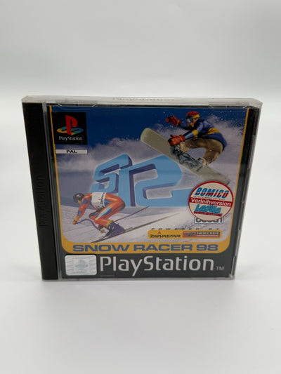 Snow Racer 98 Sony Playstation 1 bon état CIB boîte d'origine