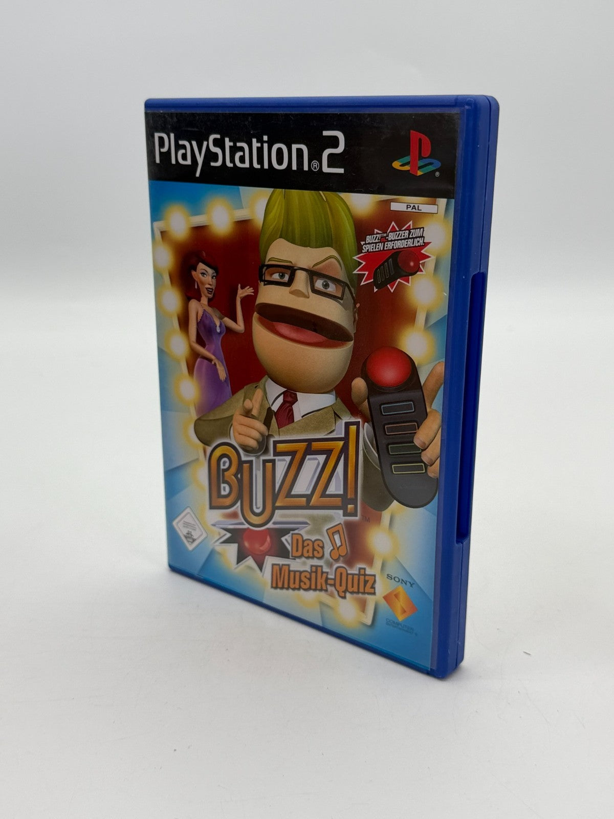 Buzz Das Musik Quiz Sony Playstation 2 guter Zustand CIB OVP