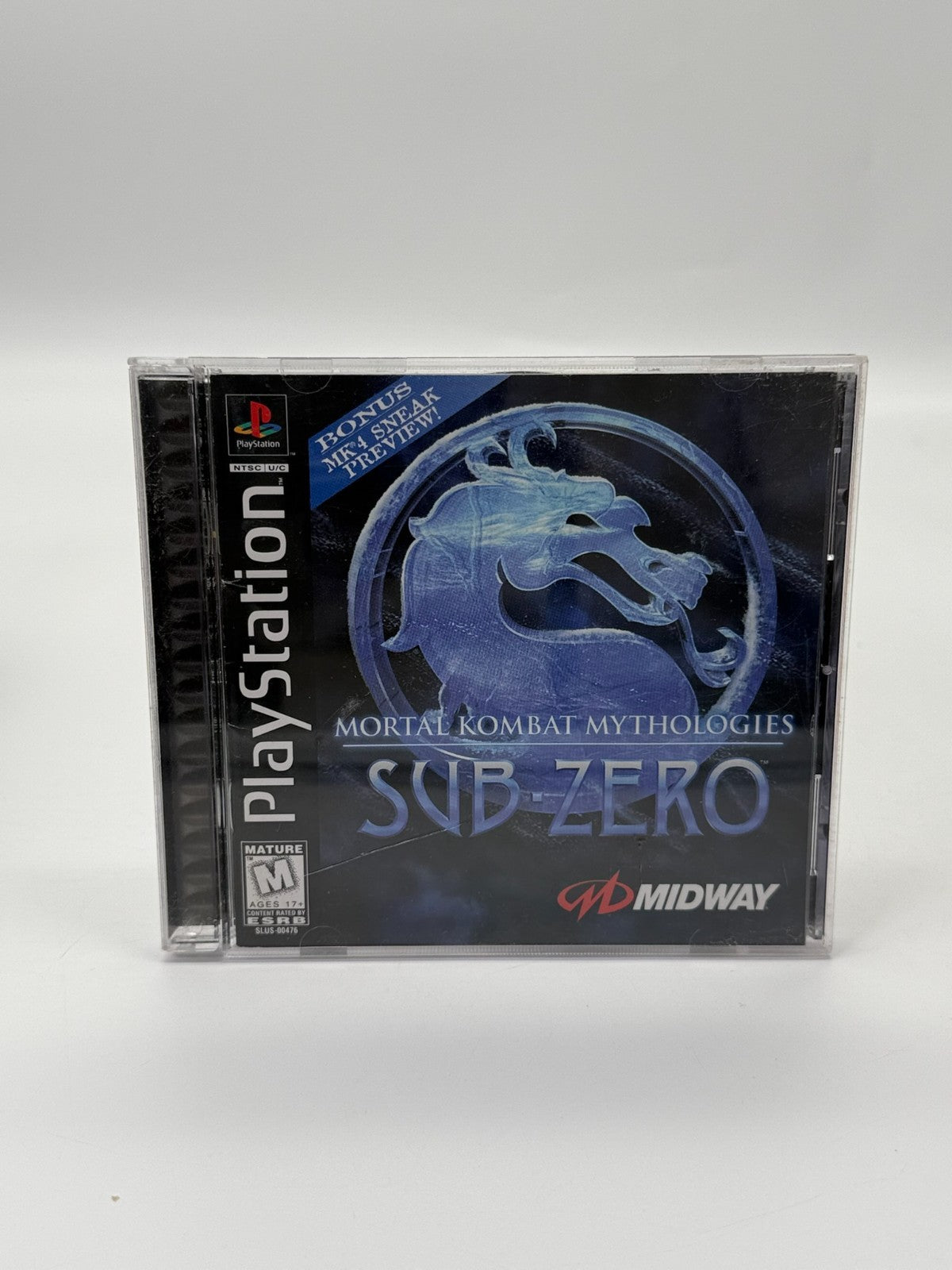 Mortal Kombat Mythologies Sub Zero Sony Playstation 1 NTSC-U/C gut CIB OVP