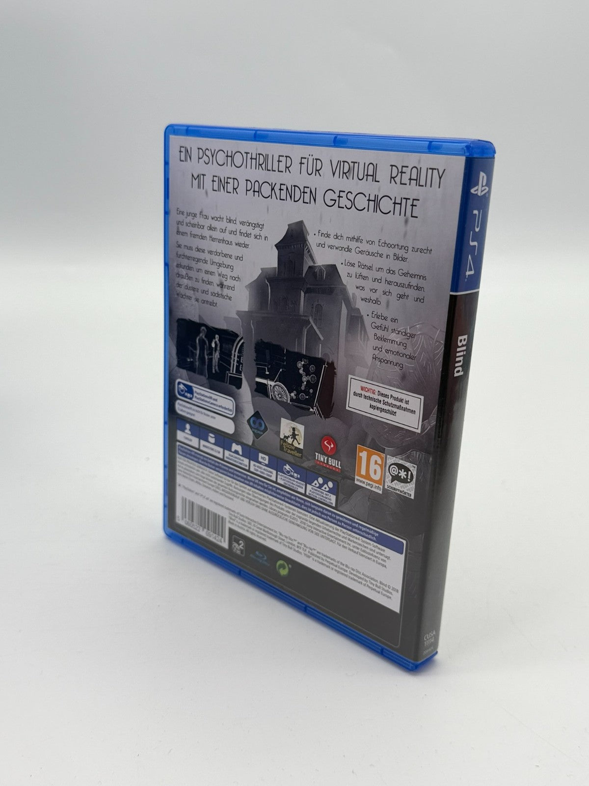 Playstation 4 Sony (aveugle) Très bon état Emballage d'origine