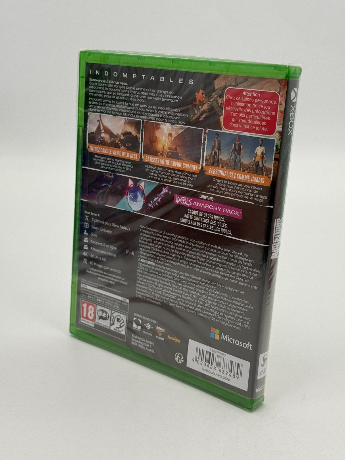 Saints Row Day One Edition Microsoft XBox One Series X Factory Sealed CIB OVP