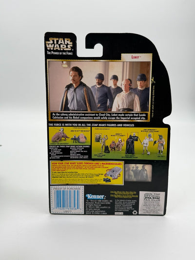 Figurine Star Wars The Power Of The Force Lobot avec Blaster Collection Kenner Neuve
