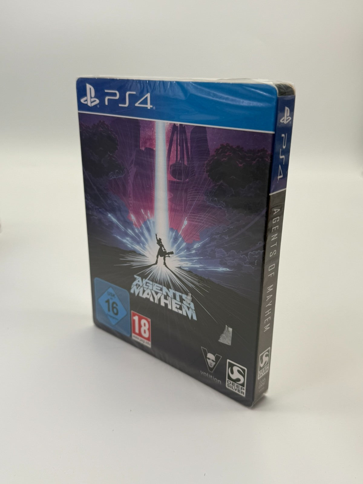 Agents of Mayhem Steelbook Edition Sony Playstation 4 Factory Sealed CIB OVP