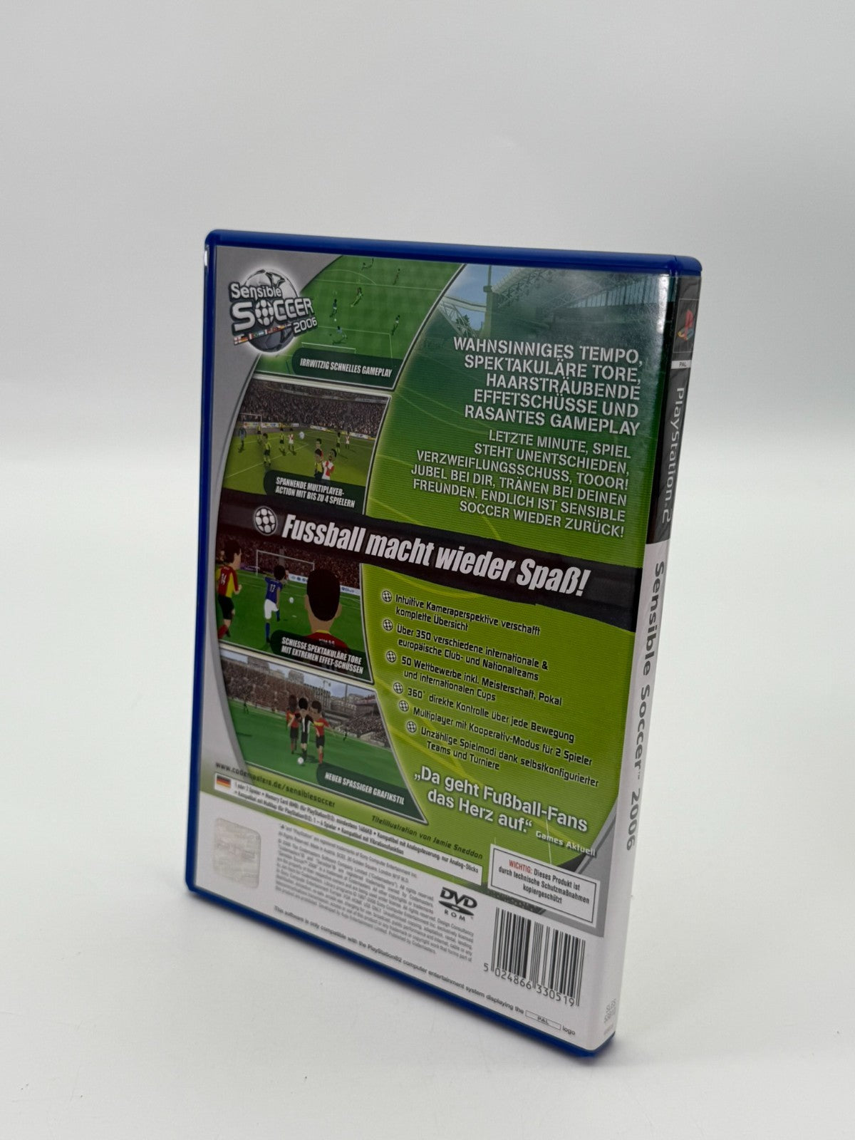 Sensible Soccer 2006 Sony Playstation 2 PS2 Sehr guter Zustand CIB OVP