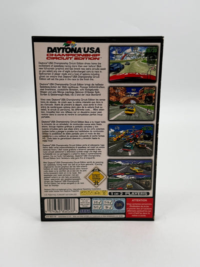 Daytona USA Championship Circuit Edition Sega Saturn bon état CIB OVP