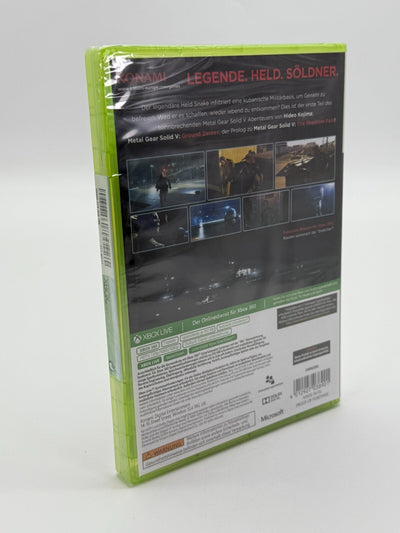 Metal Gear Solid V: Ground Zeroes Microsoft XBox 360 Factory Sealed Neu OVP Rare