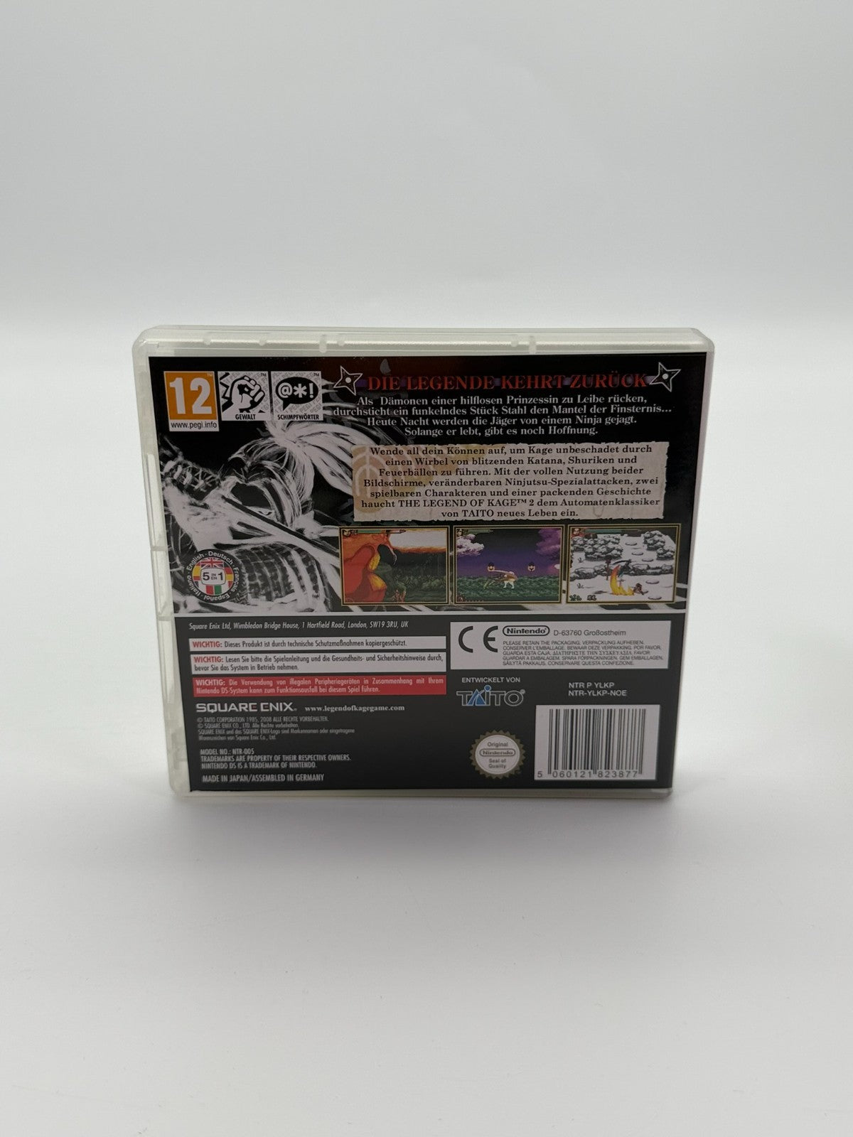 The Legend Of Kage 2 Nintendo DS good condition CIB OVP