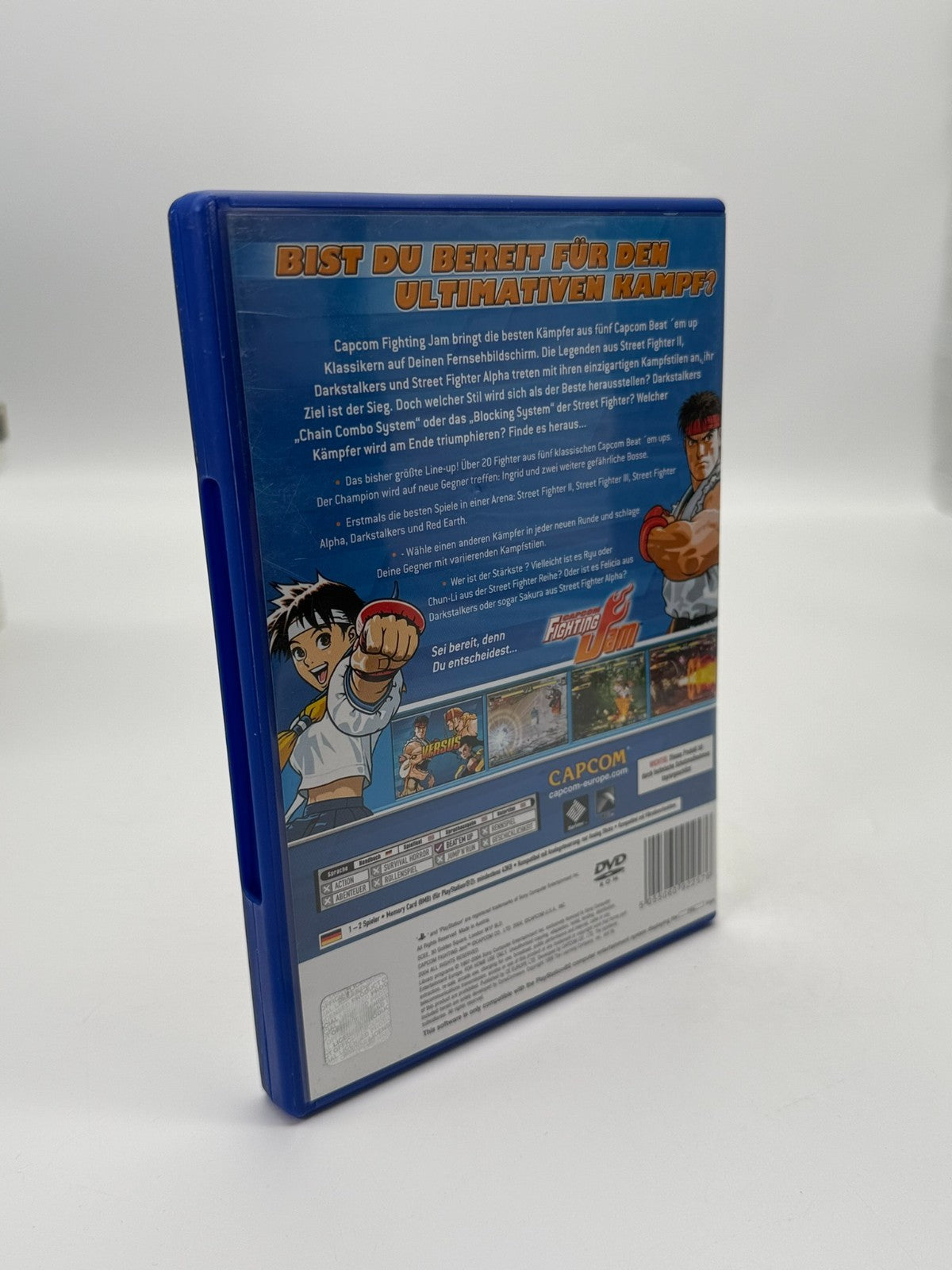 Capcom Fighting Jam Sony Playstation 2 Sehr guter Zustand CIB OVP