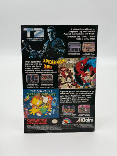 The Simpsons Barts Nightmare Super Nintendo SNES NTSC-U/C Guter Zustand