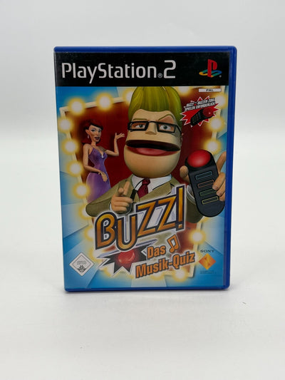 Buzz Das Musik Quiz Sony Playstation 2 guter Zustand CIB OVP