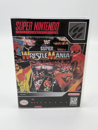 WWF Super Wrestlemania Super Nintendo SNES NTSC-U/C bon - très bon