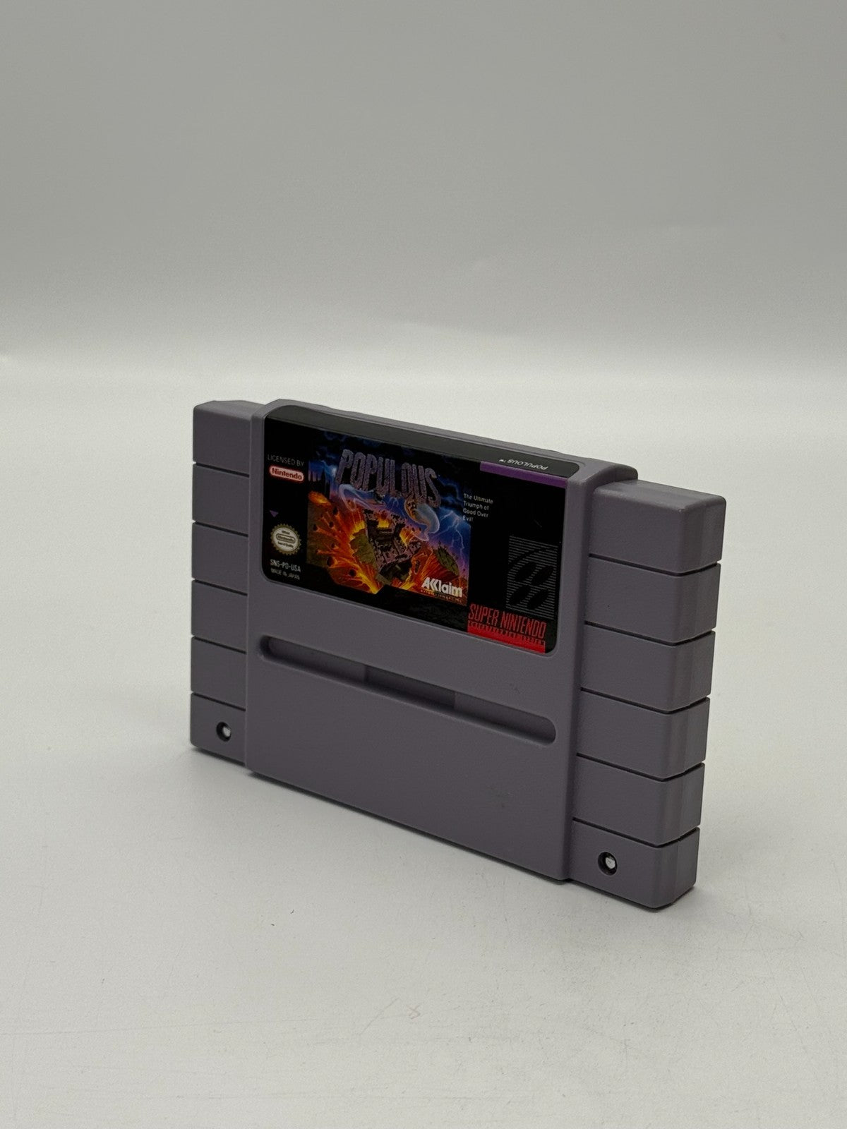 Populous Super Nintendo SNES NTSC-U/C guter - Sehr guter Zustand