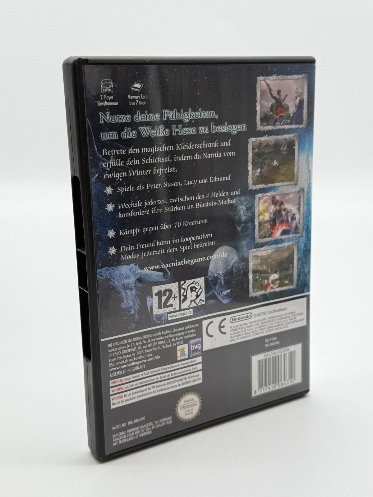 Les Chroniques de Narnia : le Lion, la Sorcière blanche et l'Armoire magique Nintendo Gamecube CIB OVP