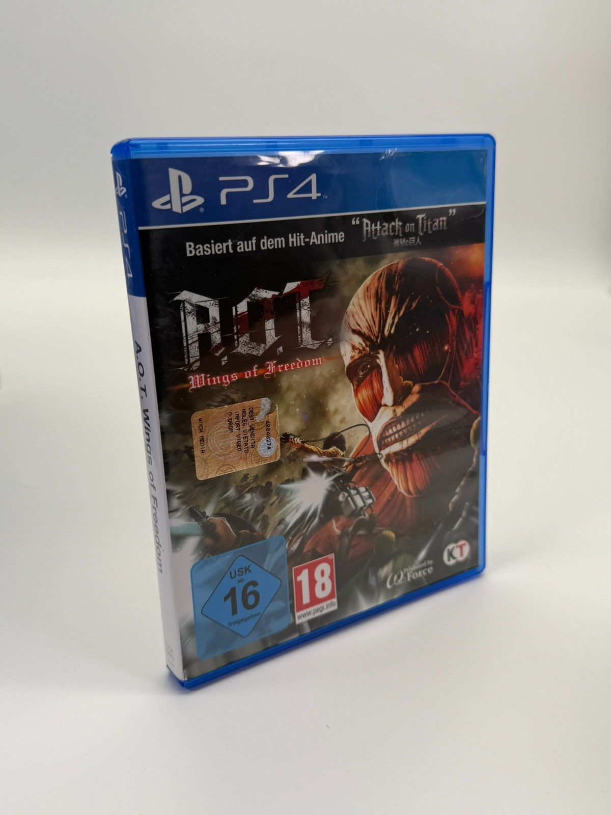 A.O.T. Wings of Freedom Sony Playstation 4 Sehr guter Zustand CIB OVP