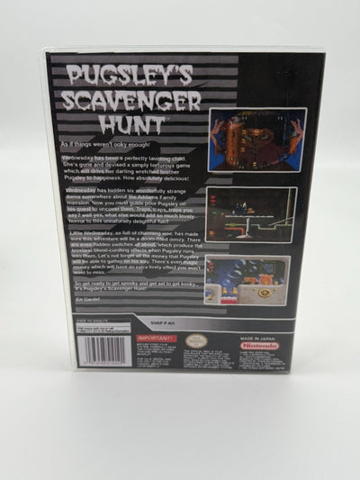 Pugsleys Scavenger Hunt Super Nintendo SNES NTSC-U/C guter Zustand