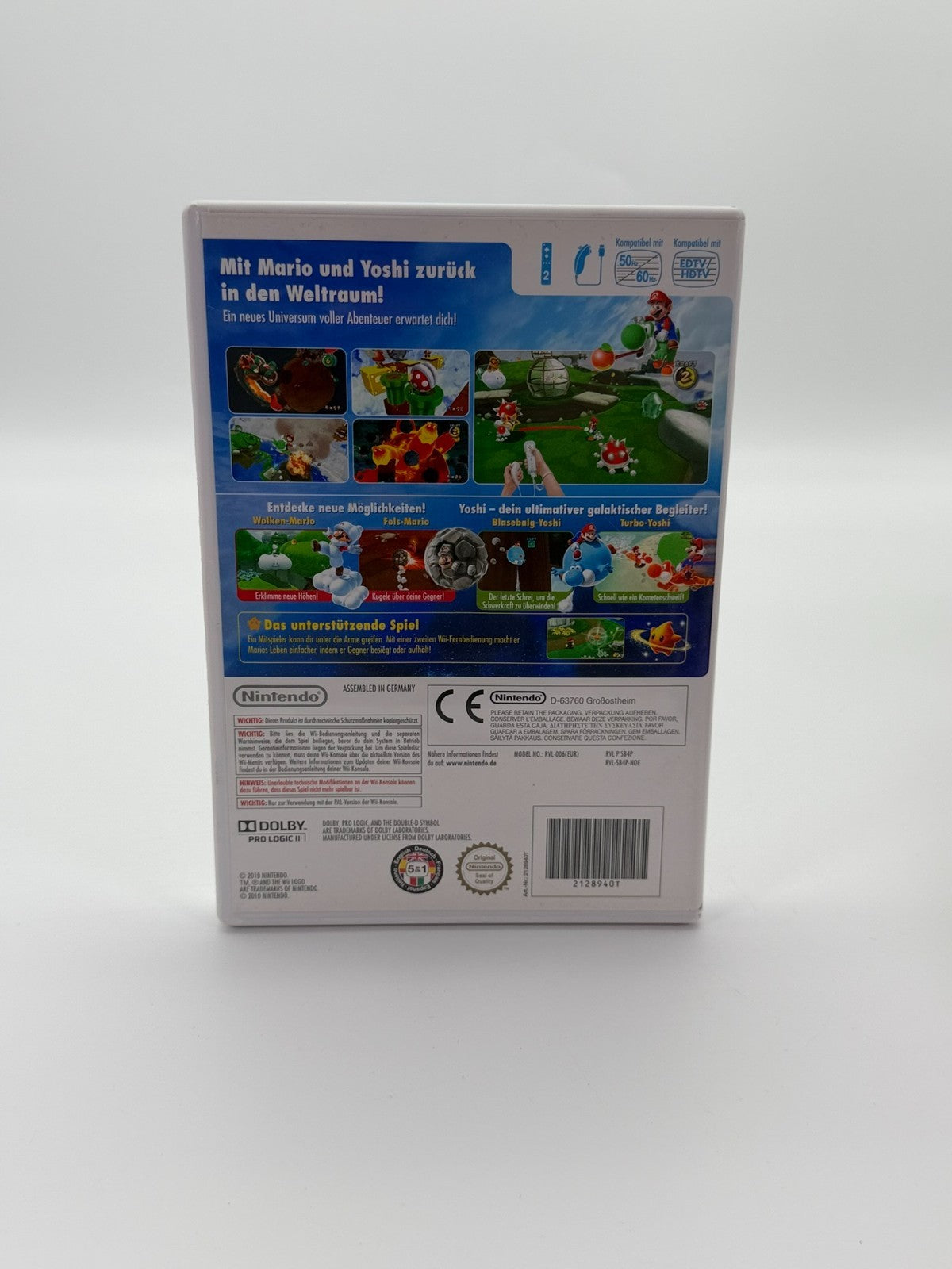 Super Mario Galaxy 2 Nintendo Wii Sehr guter Zustand CIB OVP